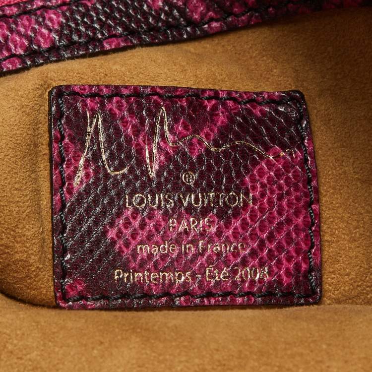 مملوكة مسبقًا Louis Vuitton Limited Edition Richard Prince Heartbreak Jokes Multicolor Monogram Canvas Bag