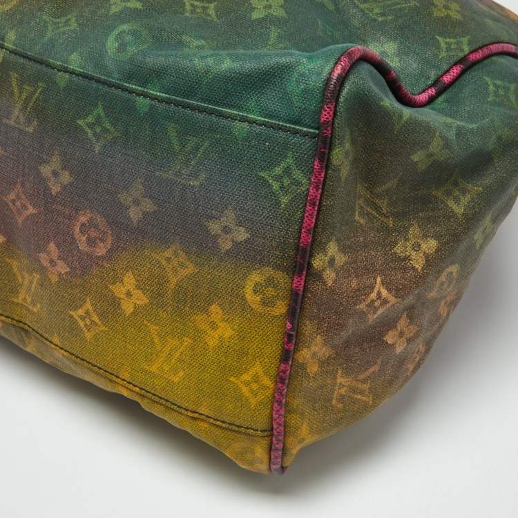 مملوكة مسبقًا Louis Vuitton Limited Edition Richard Prince Heartbreak Jokes Multicolor Monogram Canvas Bag