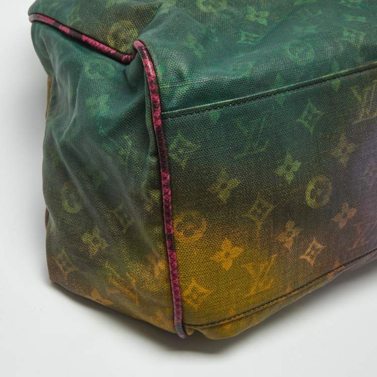 مملوكة مسبقًا Louis Vuitton Limited Edition Richard Prince Heartbreak Jokes Multicolor Monogram Canvas Bag