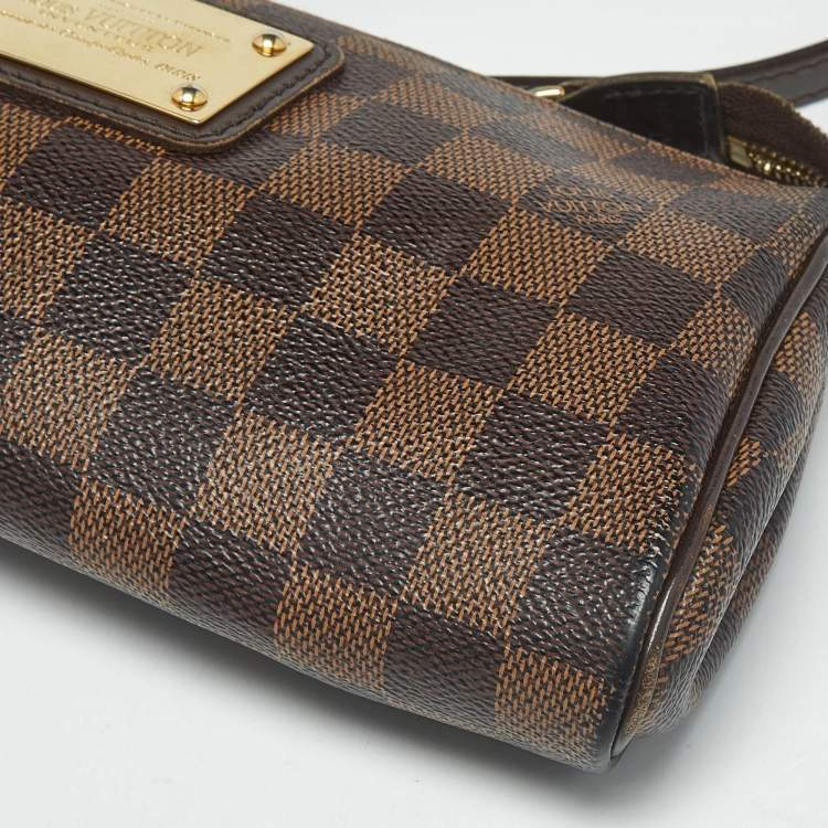 مملوكة مسبقًا Louis Vuitton Eva Damier Ebene Canvas Pochette