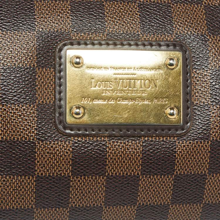 مملوكة مسبقًا Louis Vuitton Eva Damier Ebene Canvas Pochette