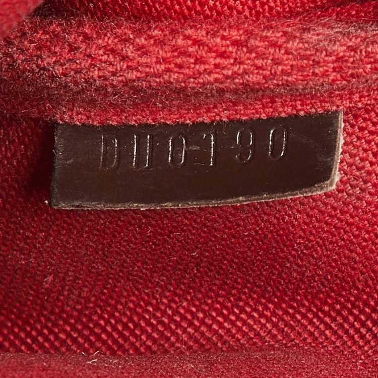 مملوكة مسبقًا Louis Vuitton Eva Damier Ebene Canvas Pochette