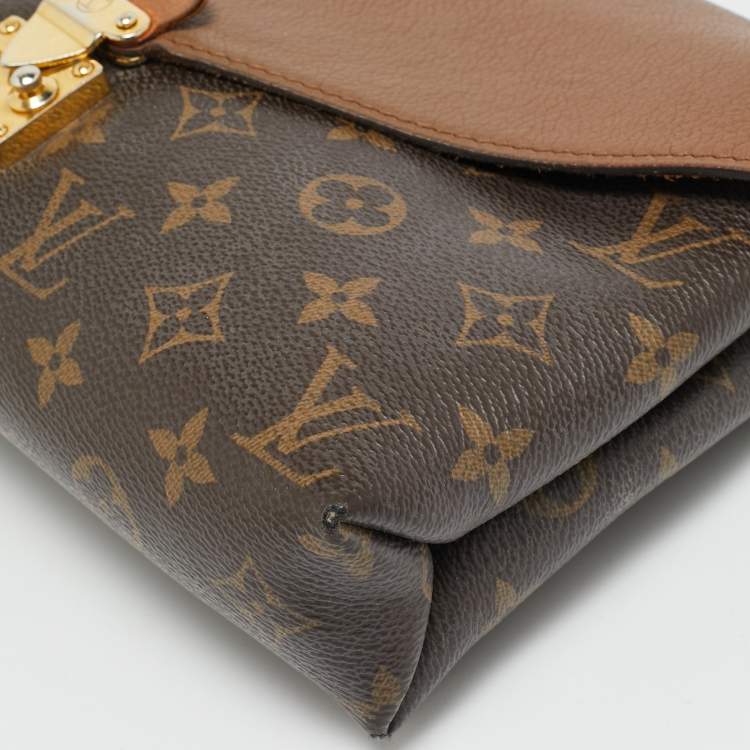 Pre Owned Louis Vuitton Pallas Havane Monogram Canvas and Leather Chain Bag