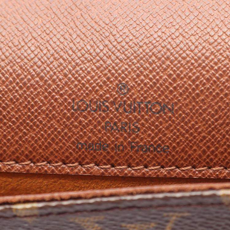 Pre Owned Louis Vuitton Musette Tango Brown Canvas Shoulder Bag