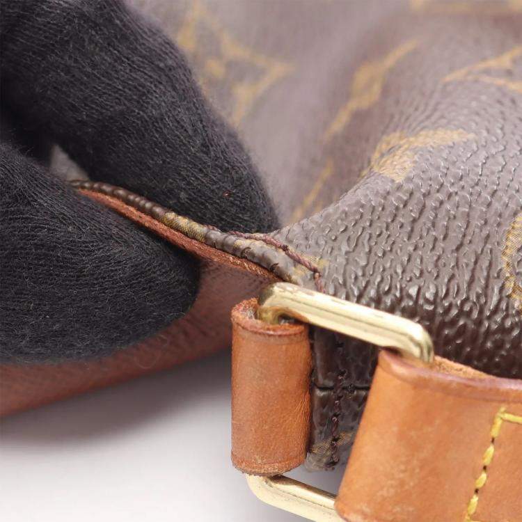 Pre Owned Louis Vuitton Musette Tango Brown Canvas Shoulder Bag