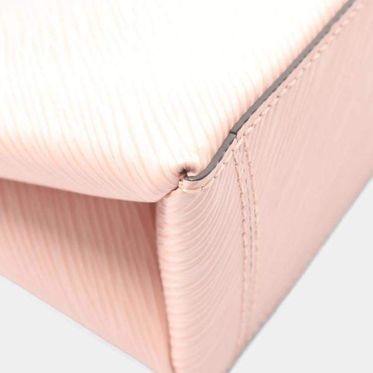 Pre Owned Louis Vuitton Locky BB Rose Ballerine Epi Leather Top Handle Bag