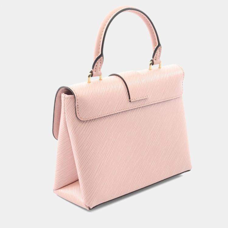 Pre Owned Louis Vuitton Locky BB Rose Ballerine Epi Leather Top Handle Bag
