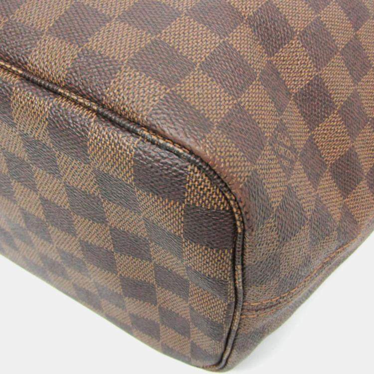 مملوكة مسبقًا Louis Vuitton Damier Neverfull MM Tote Bag Brown Ebene