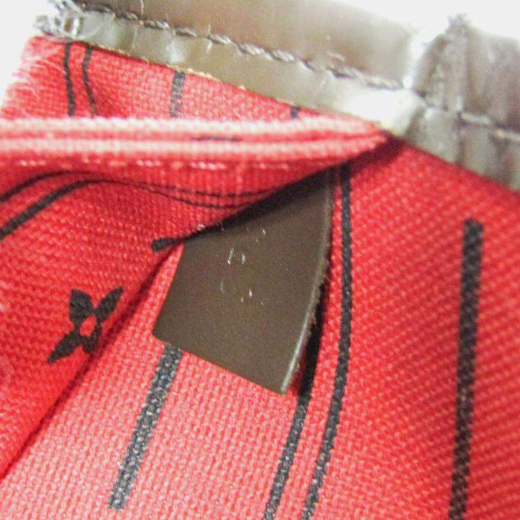 مملوكة مسبقًا Louis Vuitton Damier Neverfull MM Tote Bag Brown Ebene