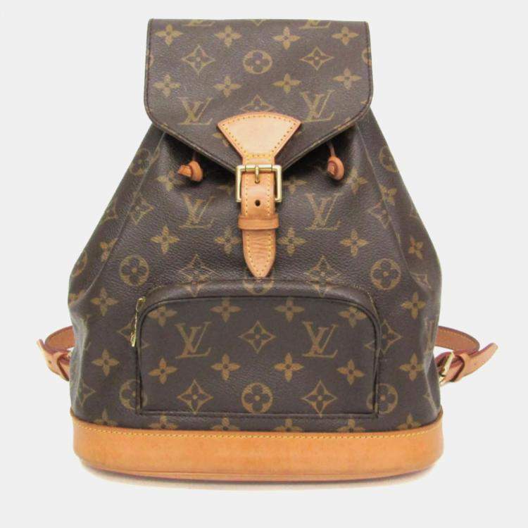 Pre Owned Louis Vuitton Monogram Montsouris MM Backpack Monogram