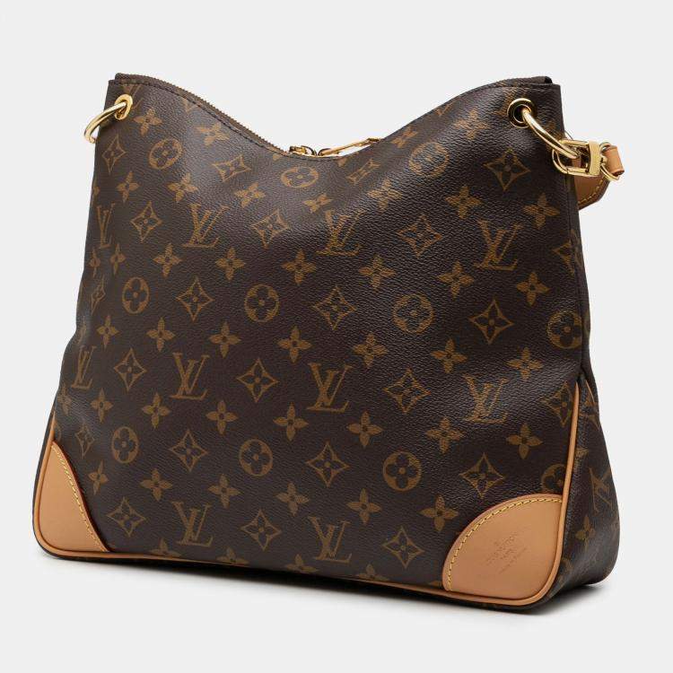 Pre Owned Louis Vuitton Brown Monogram Odeon MM