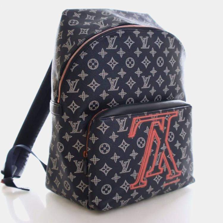 Pre Owned Louis Vuitton Monogram Ink Upside Down Apollo Backpack