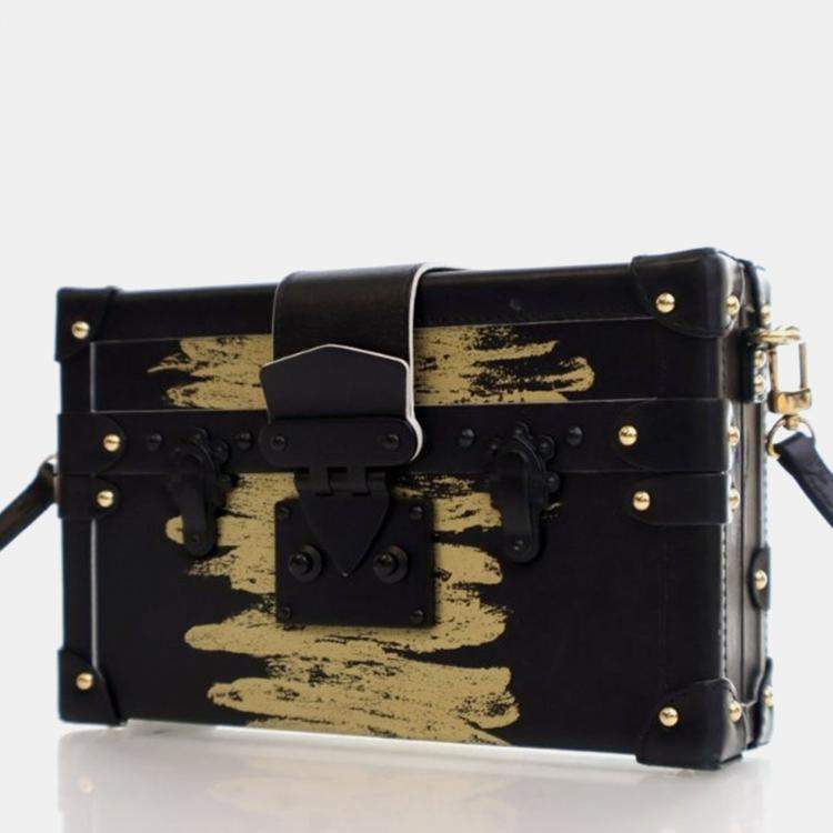 Pre Owned Louis Vuitton Golden Light Petite Malle