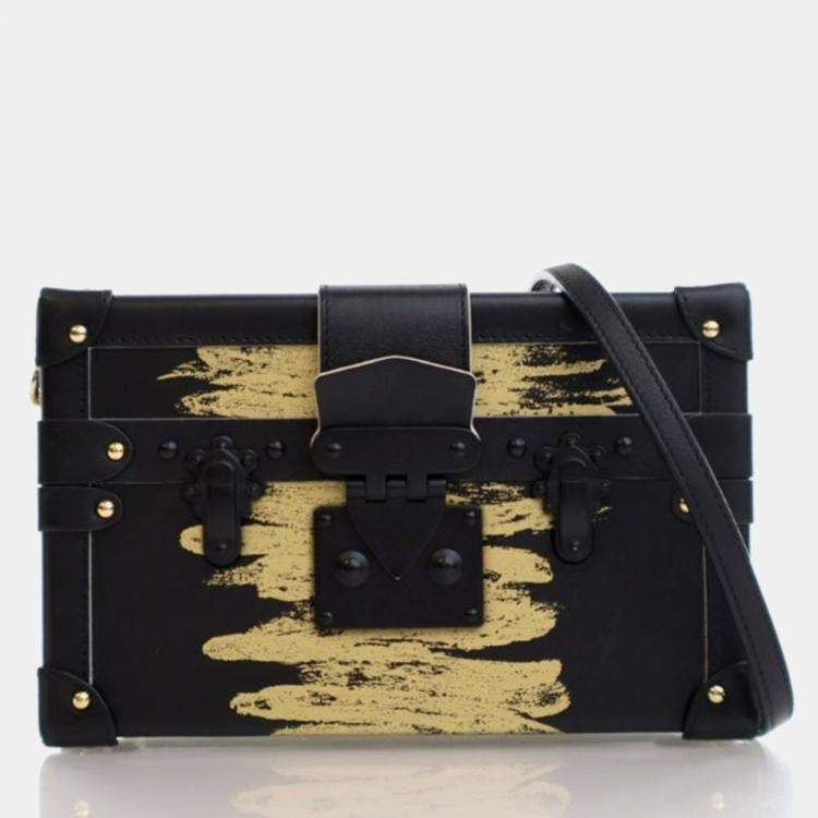 Pre Owned Louis Vuitton Golden Light Petite Malle