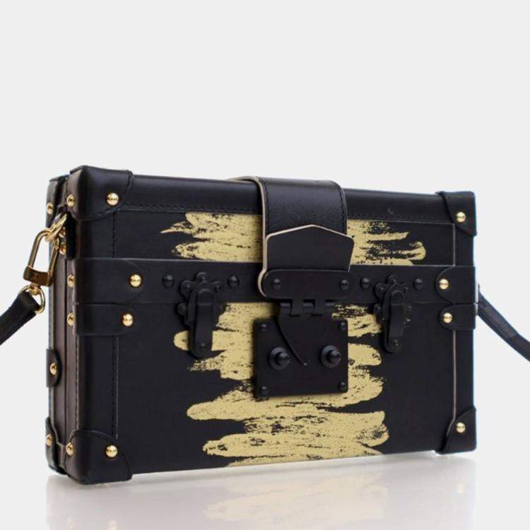 Pre Owned Louis Vuitton Golden Light Petite Malle