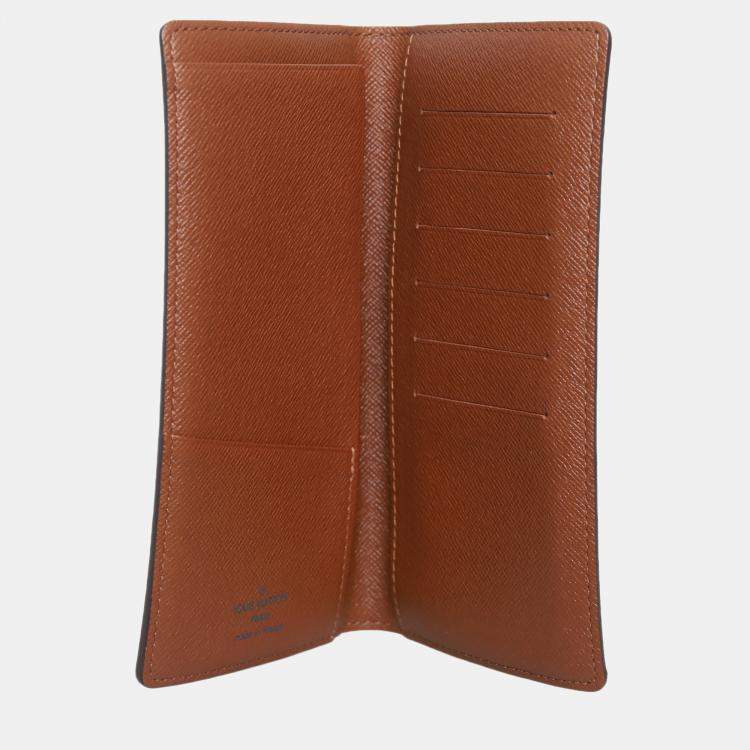 Pre Owned Louis Vuitton Brown Monogram Long Wallet