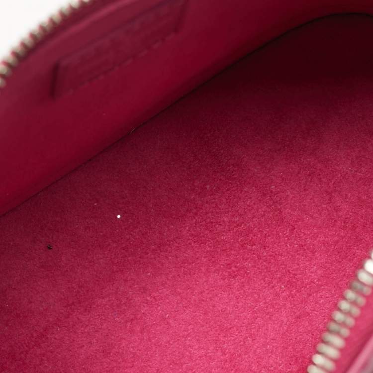 مملوكة مسبقًا Louis Vuitton Alma Nano Hot Pink Epi Leather Satchel