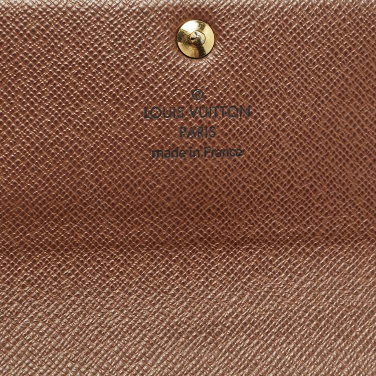 Pre Owned Louis Vuitton Sarah Monogram Canvas Continental Wallet