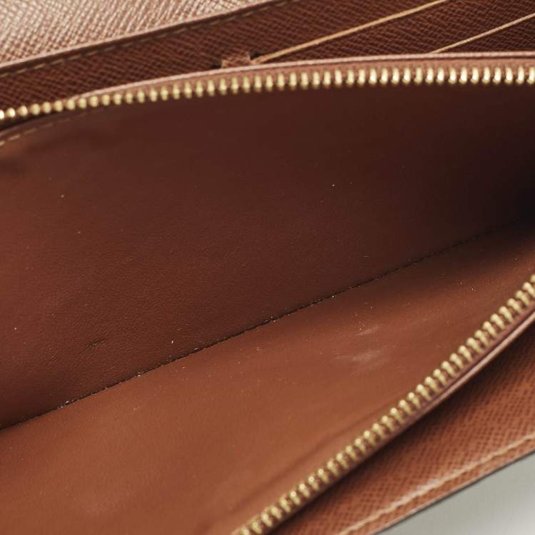 Pre Owned Louis Vuitton Sarah Monogram Canvas Continental Wallet