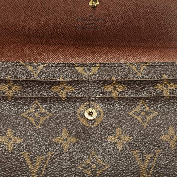 Pre Owned Louis Vuitton Sarah Monogram Canvas Continental Wallet