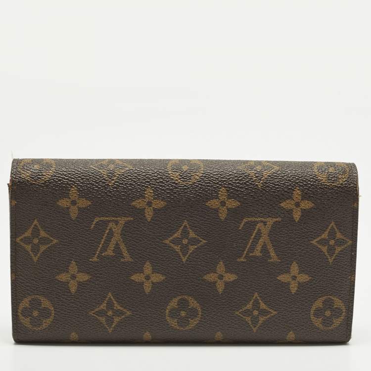 Pre Owned Louis Vuitton Sarah Monogram Canvas Continental Wallet