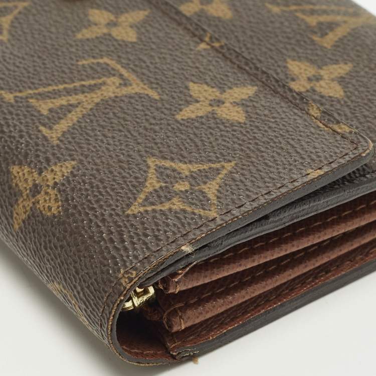 Pre Owned Louis Vuitton Sarah Monogram Canvas Continental Wallet