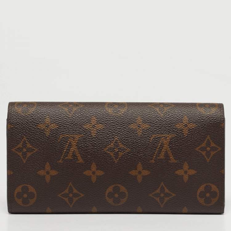 Pre Owned Louis Vuitton Emilie Monogram Canvas Wallet