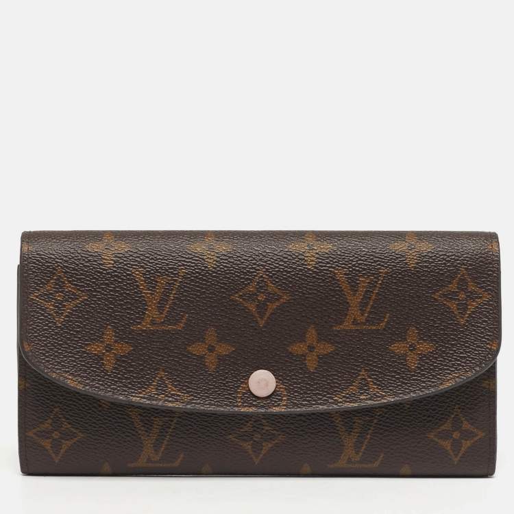 Pre Owned Louis Vuitton Emilie Monogram Canvas Wallet