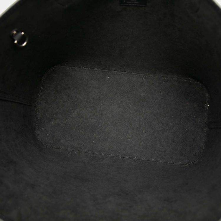 مملوكة مسبقًا Louis Vuitton Black Blue Epi Denim Neverfull MM