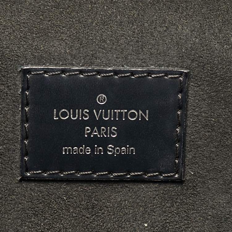 Pre Owned Louis Vuitton Cluny MM Black Epi Leather Bag