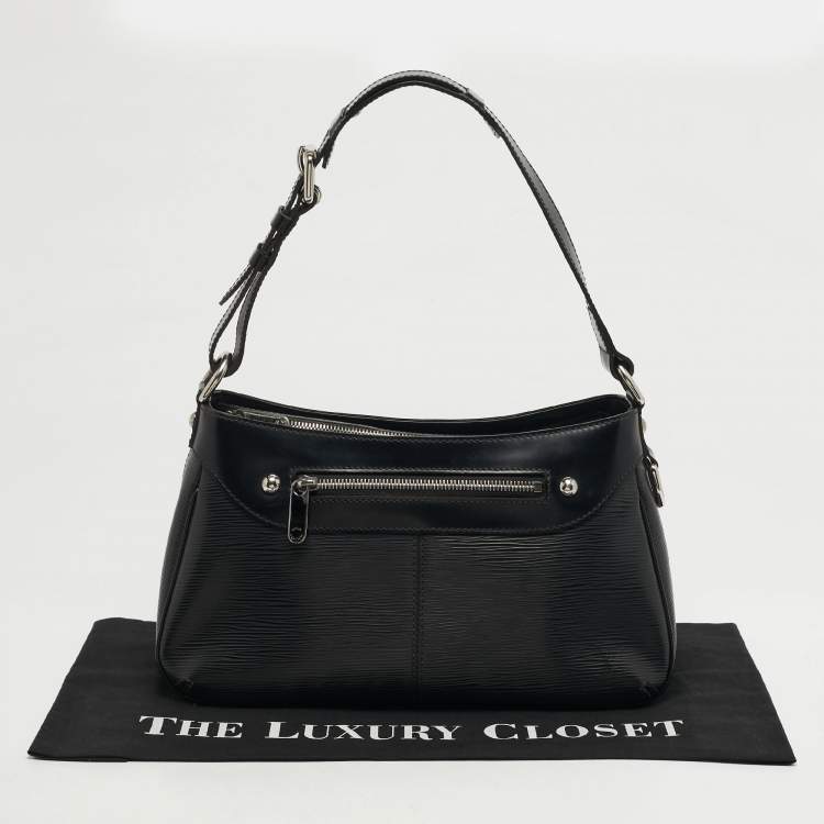 Pre Owned Louis Vuitton Turenne PM Black Epi Leather Bag