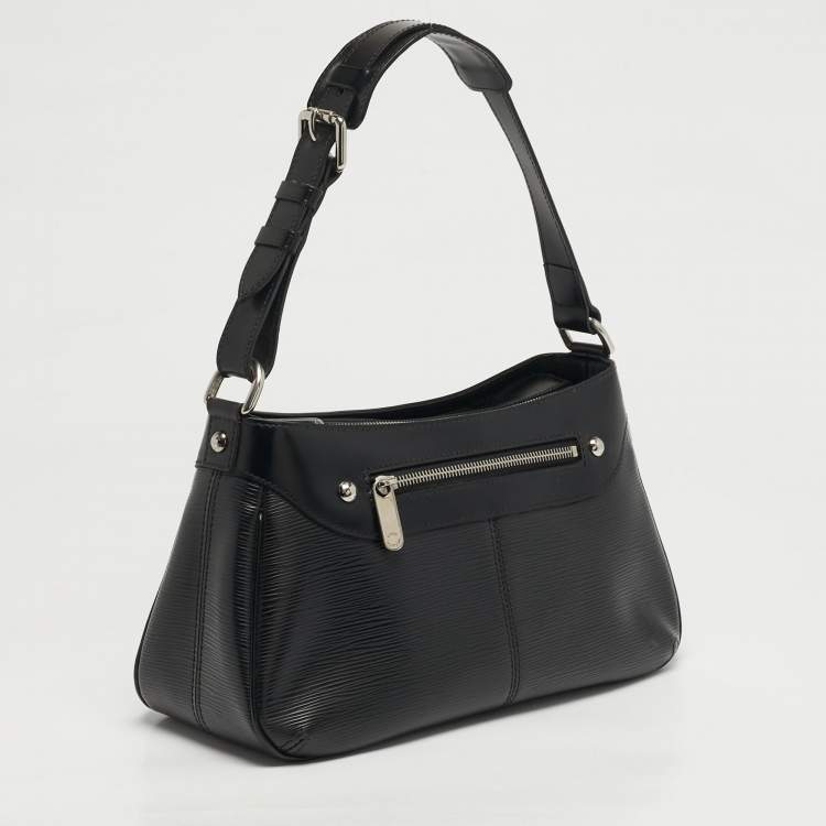 Pre Owned Louis Vuitton Turenne PM Black Epi Leather Bag