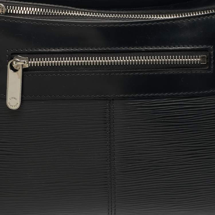 Pre Owned Louis Vuitton Turenne PM Black Epi Leather Bag