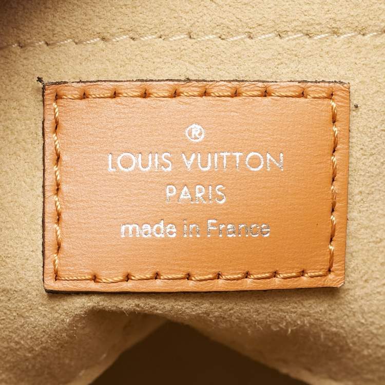 Pre Owned Louis Vuitton Time Trunk Monogram Canvas Duffle Bag