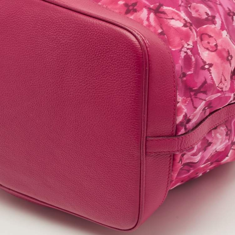 Pre Owned Louis Vuitton Noefull Limited Edition Indian Rose Monogram lkat Floral Nylon Bag