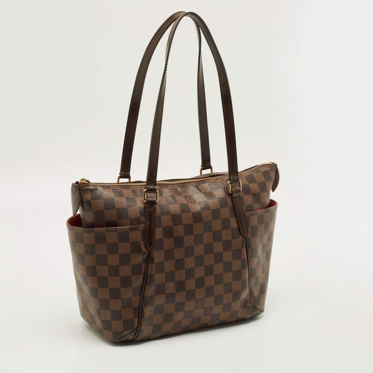 Pre Owned Louis Vuitton Totally PM Damier Ebene Canvas Bag