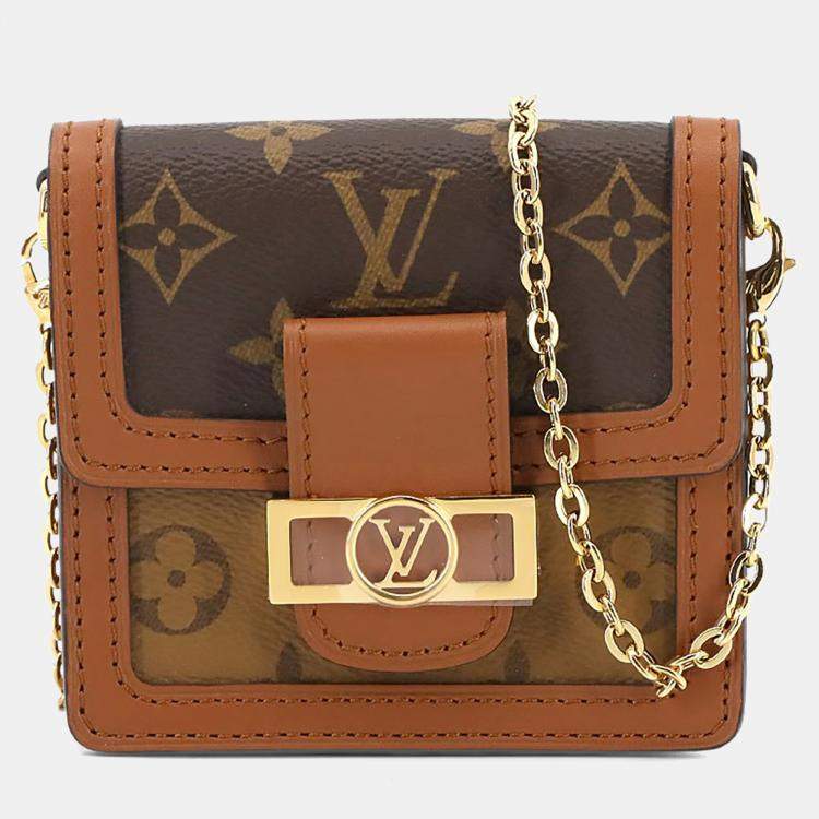 Pre Owned Louis Vuitton Dauphine BB Monogram Reverse Canvas Bumbag