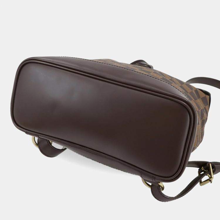 Pre Owned Louis Vuitton Soho Ebene Damier Canvas Backpack