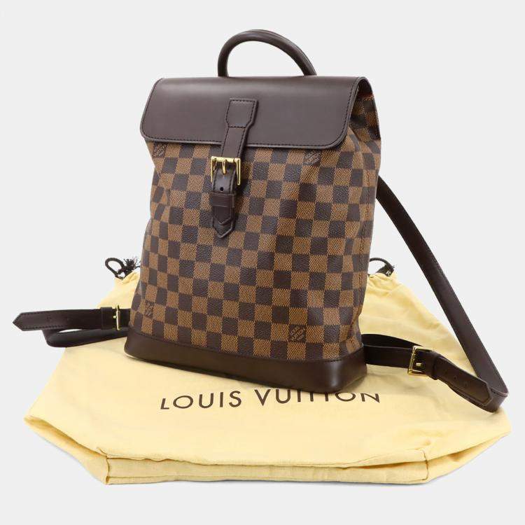 Pre Owned Louis Vuitton Soho Ebene Damier Canvas Backpack