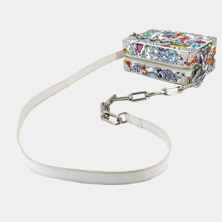 Pre Owned Louis Vuitton Mini Soft Trunk Multicolor Monogram Canvas Shoulder Bag