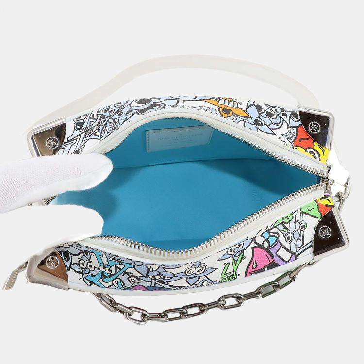 Pre Owned Louis Vuitton Mini Soft Trunk Multicolor Monogram Canvas Shoulder Bag