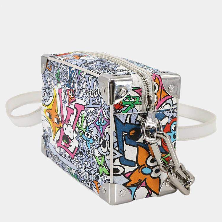 Pre Owned Louis Vuitton Mini Soft Trunk Multicolor Monogram Canvas Shoulder Bag