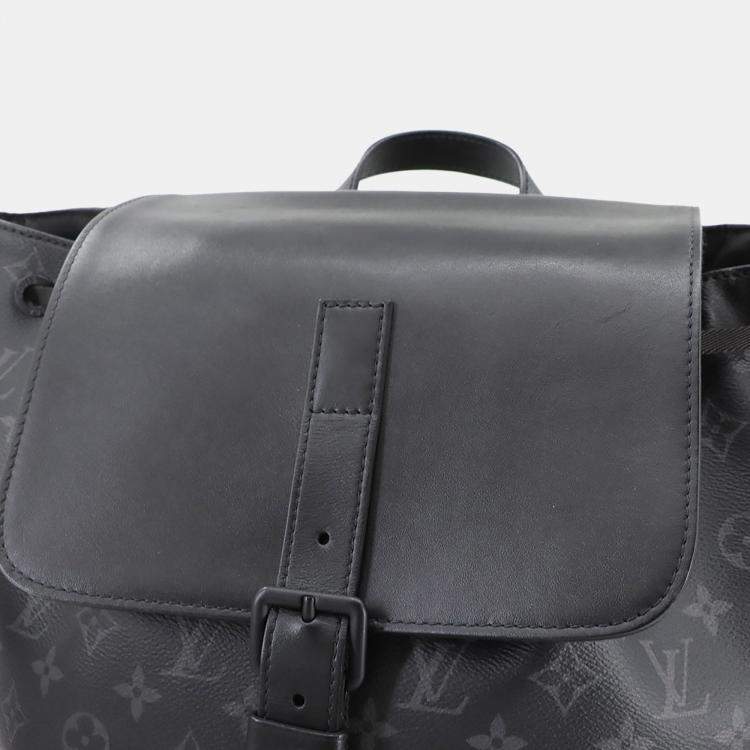 مملوكة مسبقًا Louis Vuitton Trio Backpack Black Monogram Eclipse Canvas Backpack