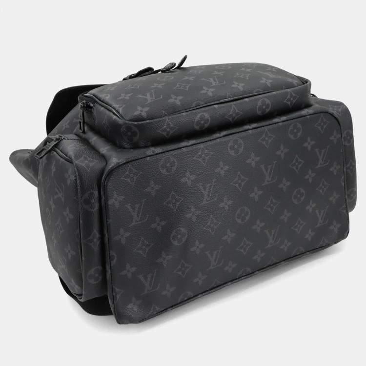 مملوكة مسبقًا Louis Vuitton Trio Backpack Black Monogram Eclipse Canvas Backpack
