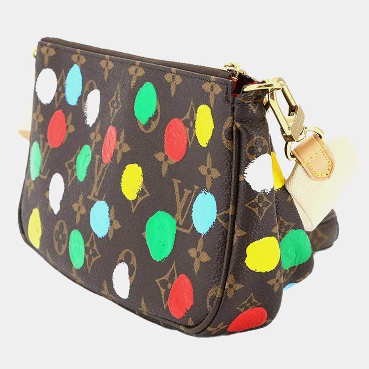 Pre Owned Louis Vuitton Multi Pochette Accessoires Multicolor Monogram Canvas Shoulder Bag