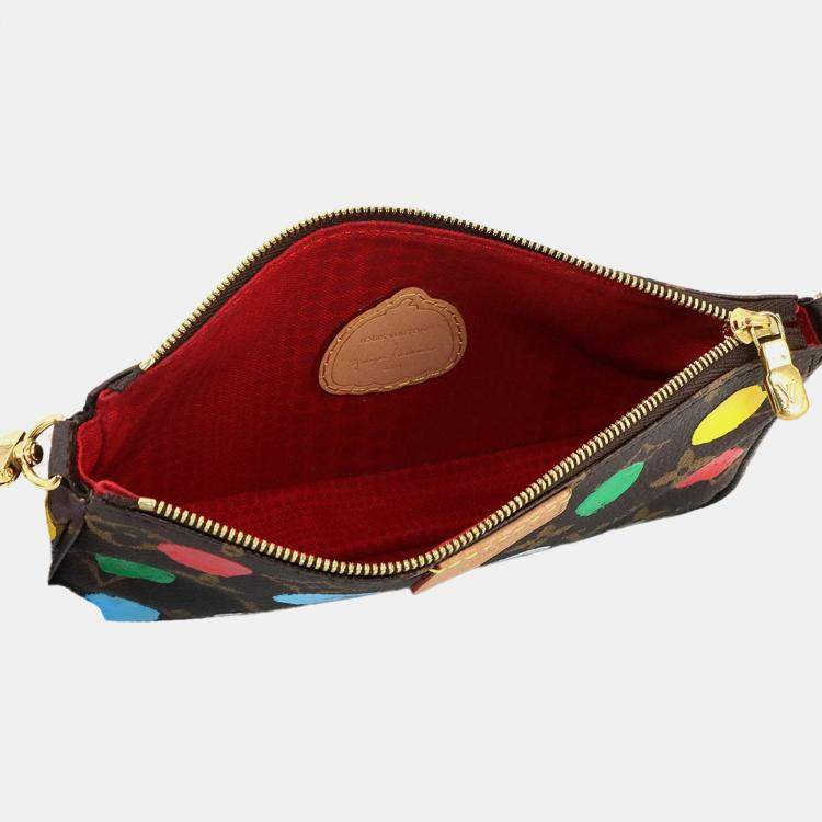 Pre Owned Louis Vuitton Multi Pochette Accessoires Multicolor Monogram Canvas Shoulder Bag