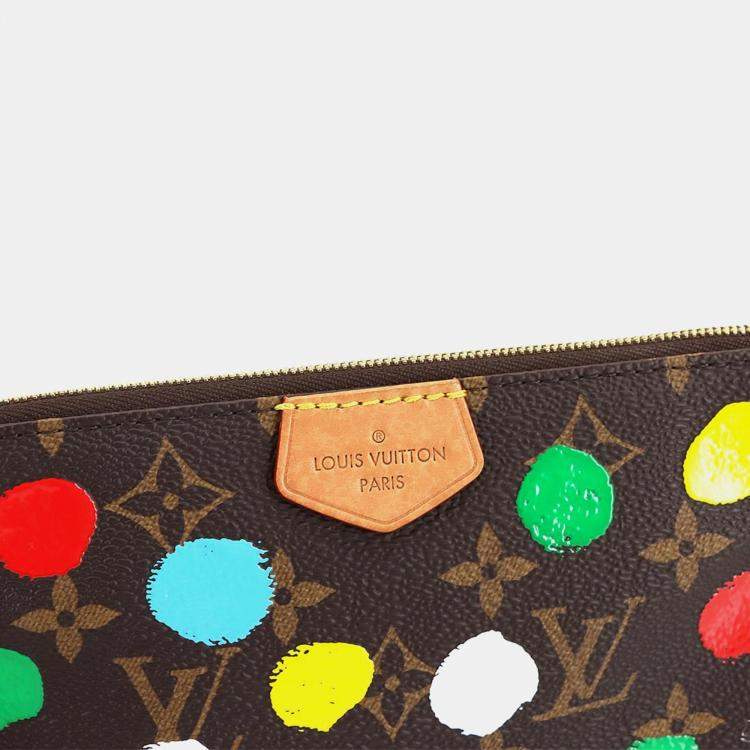 Pre Owned Louis Vuitton Multi Pochette Accessoires Multicolor Monogram Canvas Shoulder Bag