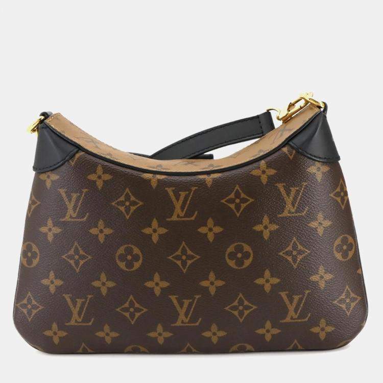 Pre Owned Louis Vuitton Twinny Brown Monogram Reverse Canvas Shoulder Bag