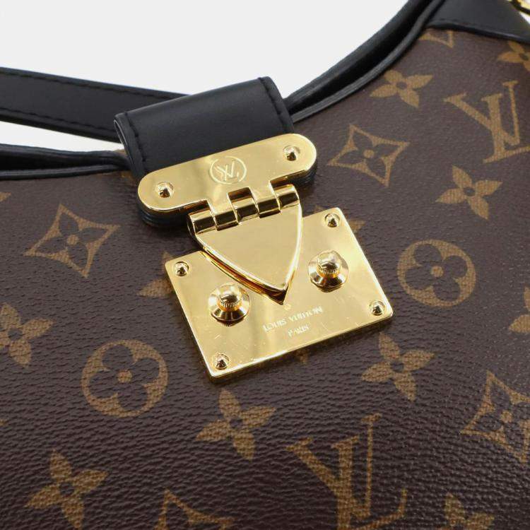 Pre Owned Louis Vuitton Twinny Brown Monogram Reverse Canvas Shoulder Bag