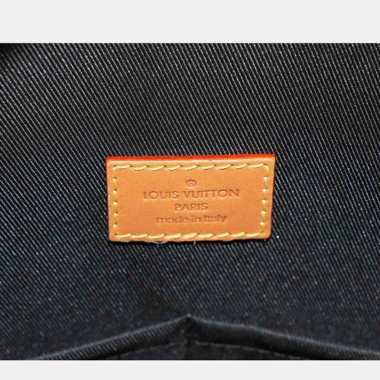 Pre Owned Louis Vuitton Giant Damier Mini Tote Ebene Damier Canvas Shoulder Bag